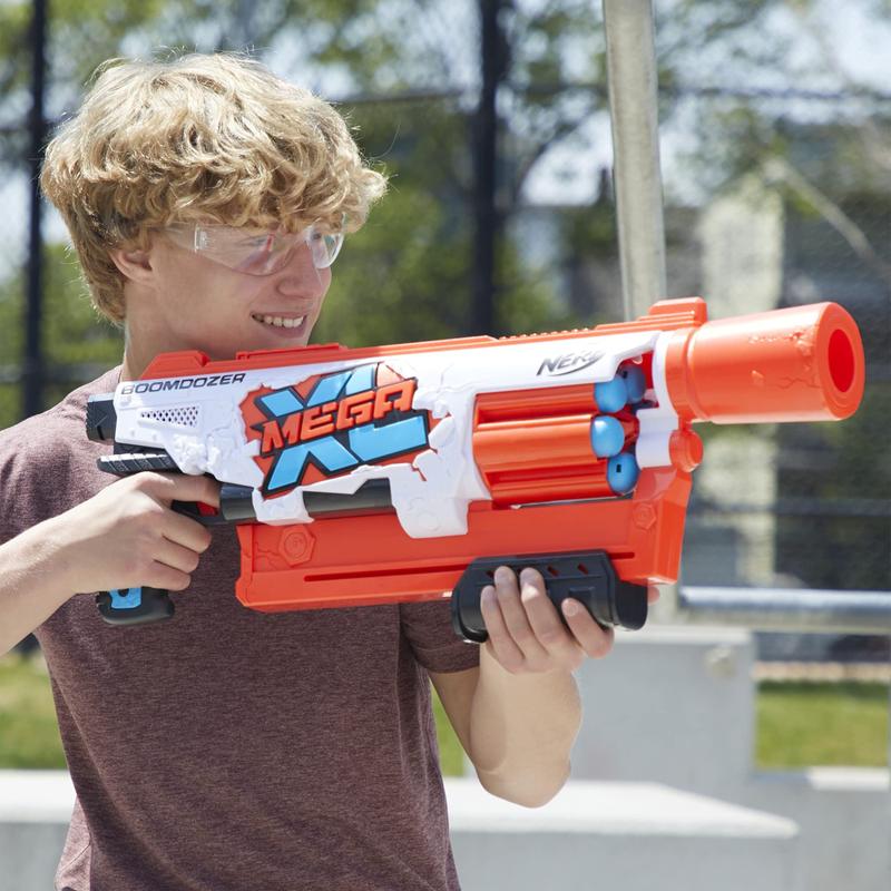 ナーフ Mega XL ブームドーザー Boom Dozer Blaster Nerf Mega XL Boom Dozer com 6 dardos Whistler Mega XL